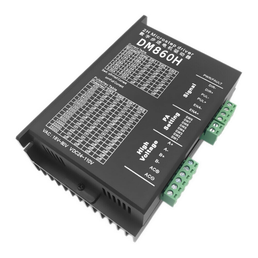 DM860H Stepper Motor Driver Microstep Motor for 57 86 Stepper Motor Nema 23 34