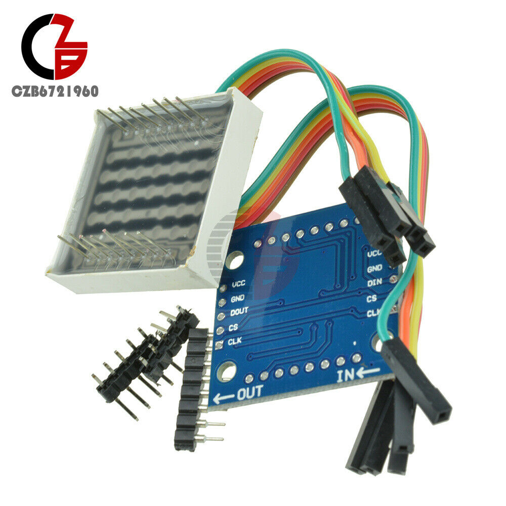 5Pcs MAX7219 Dot Matrix Module Arduino Microcontroller Dislay Module DIY Kits