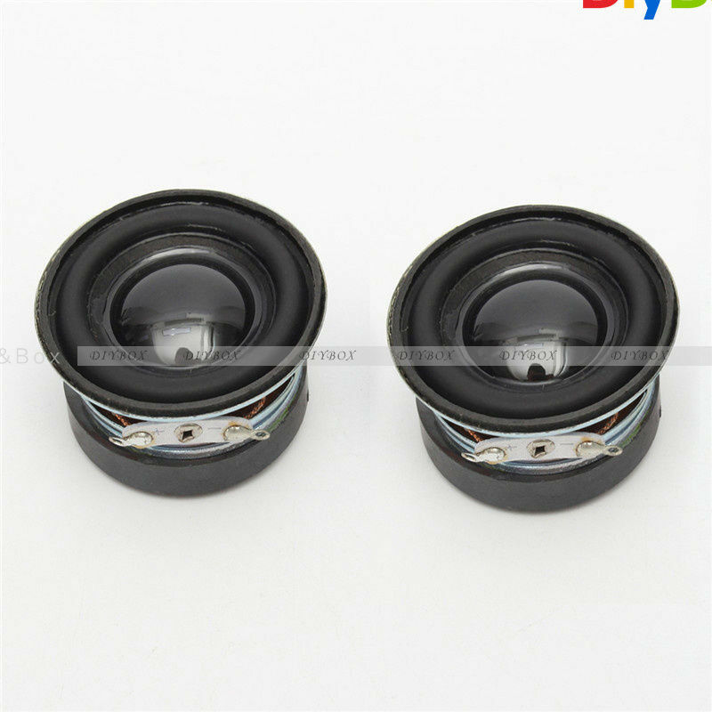 2PCS 4 Ohm Speaker 3W 40mm Acoustic Audio 36mm Magnetic Outdoor Black Hat PU