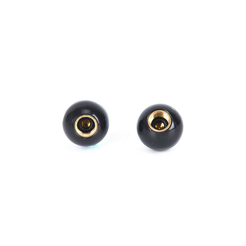 4x Billids Black 8 Bicycle And C Tire Valve Stems Cover Tire Valve Caps^.l8