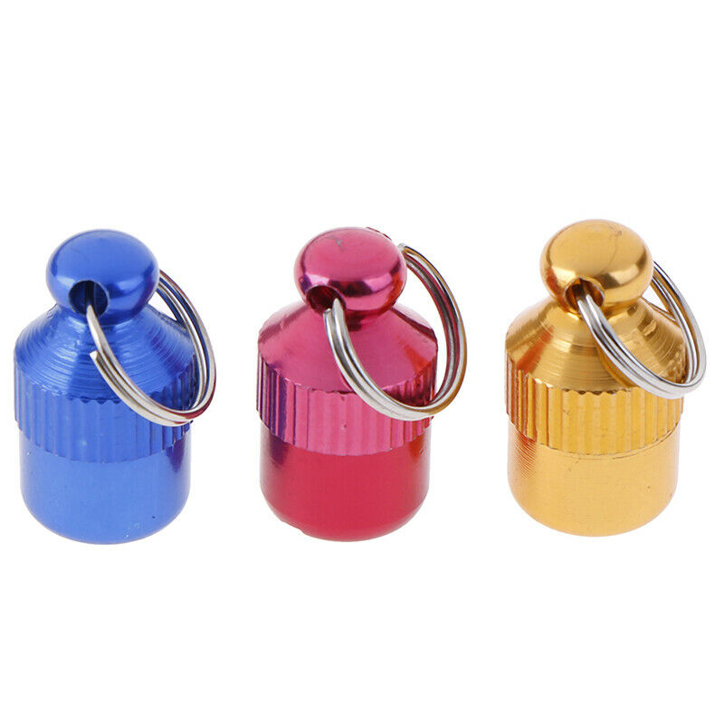 Anti-Lost Pet Dog Cat ID Name Address MINI Label Tag Storage Barrel Tube RanBDD