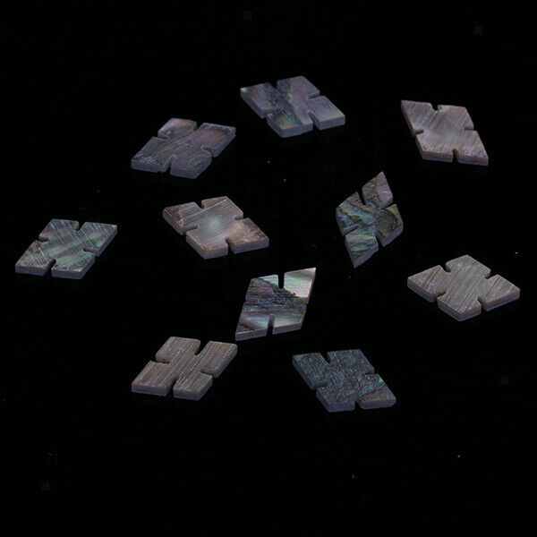 10pcs Diamond Snowflake Shell Dot Position Fingerboard Marker For Electric