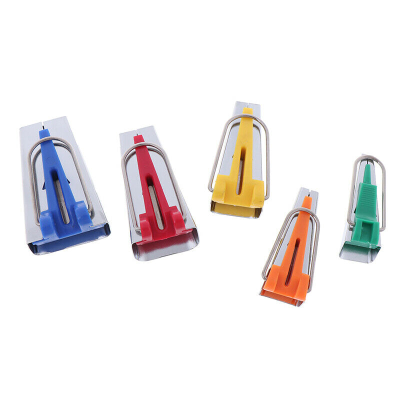 5Pcs/Set Size Fabric Bias Tape Maker Tools Handmade Craft Sewing DIY Ac gsL Rf