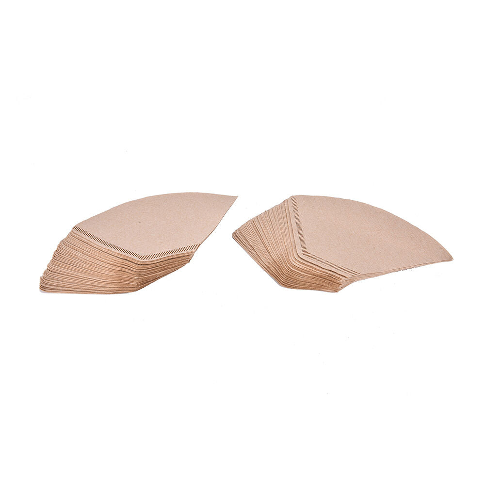 100x  Coffee Paper Filter for Coffee Hand-poured Coffee Filter Drip 2-4 Cup W Lt