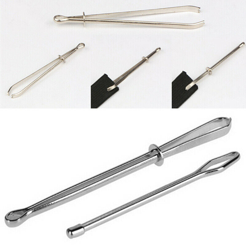 2Pcs Wear Elastic Belt Wearing Rope Weaving Tool Stainless Steel Get Cited Y1