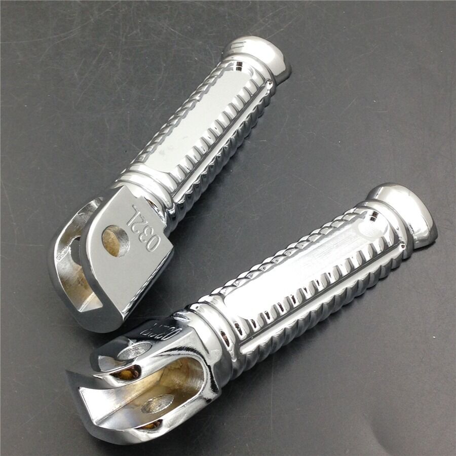 M.Front Foot pegs for Yamaha YZF 600R R6 R6S R1 FZ6 FZ Fazer XJR 1300 Chromed