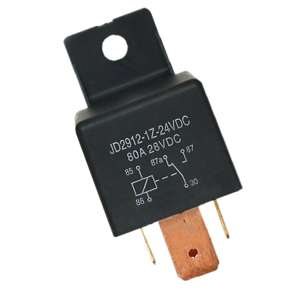 JD2912-1Z-24VDC Car Motorcycle DC28V 80A 5Pin Changeover Switch SPDT Relay