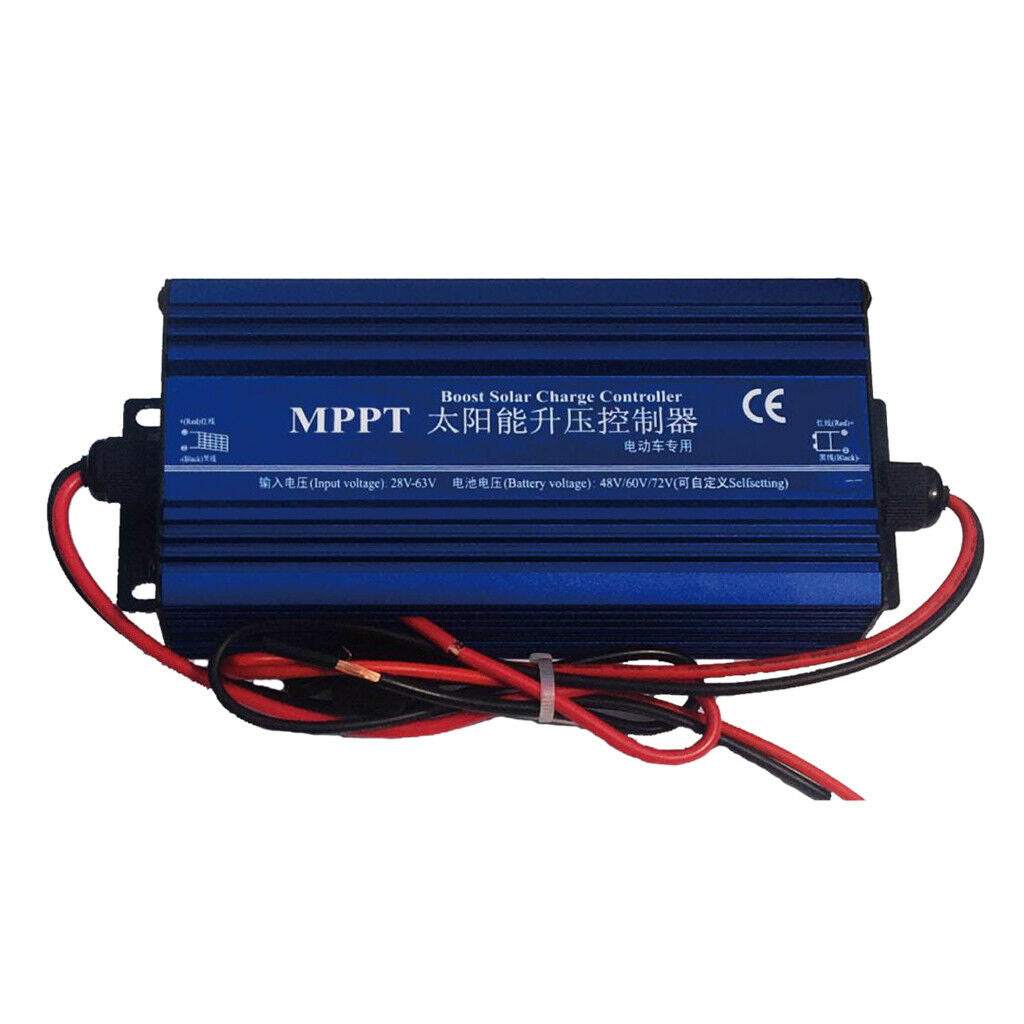 Intelligent MPPT Boost Solar Charge Controller Panel Regulator 48V-72V IP30
