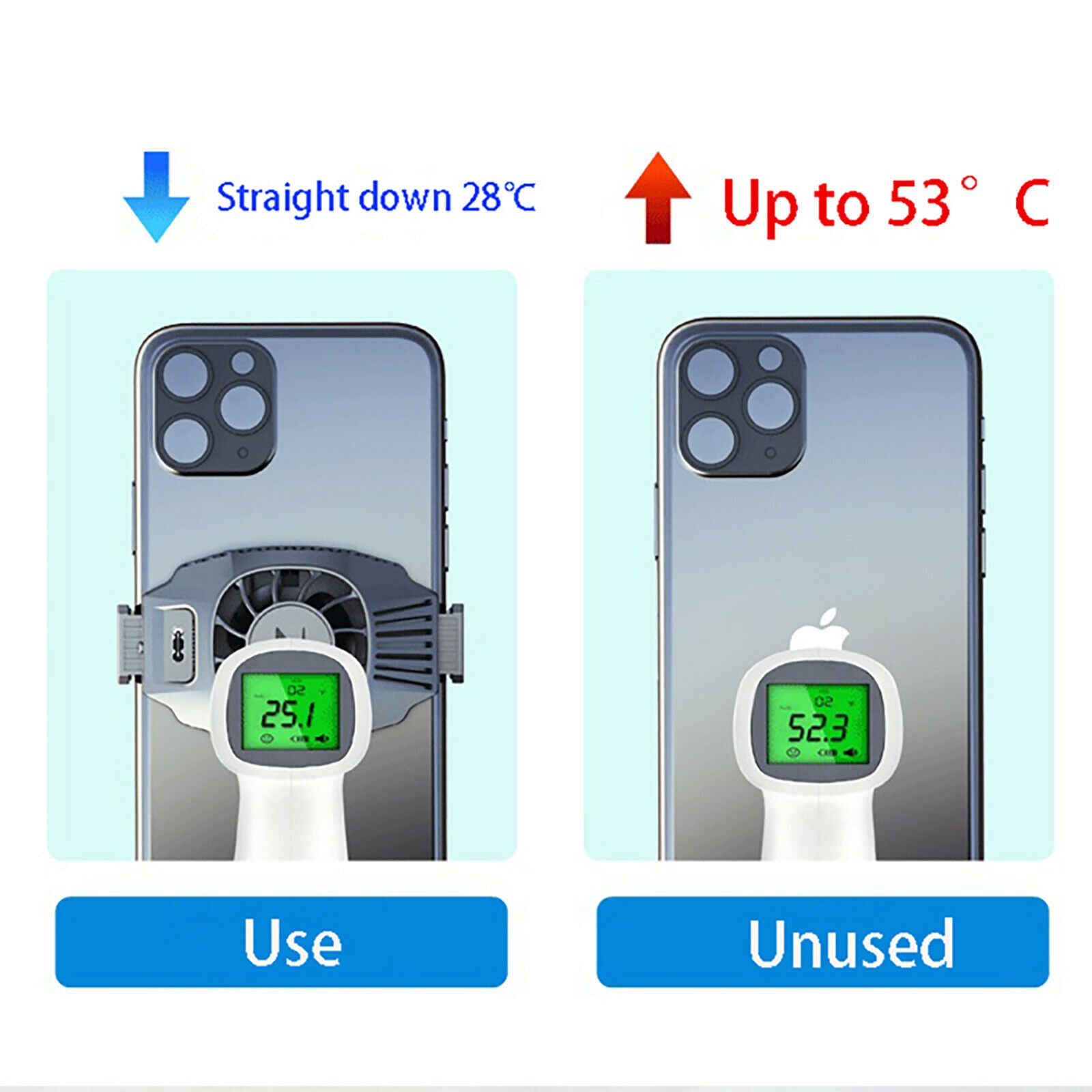 For Phone Games X9 Heat Sink 10W Wireless Charging Back Clip Radiator Cooling
