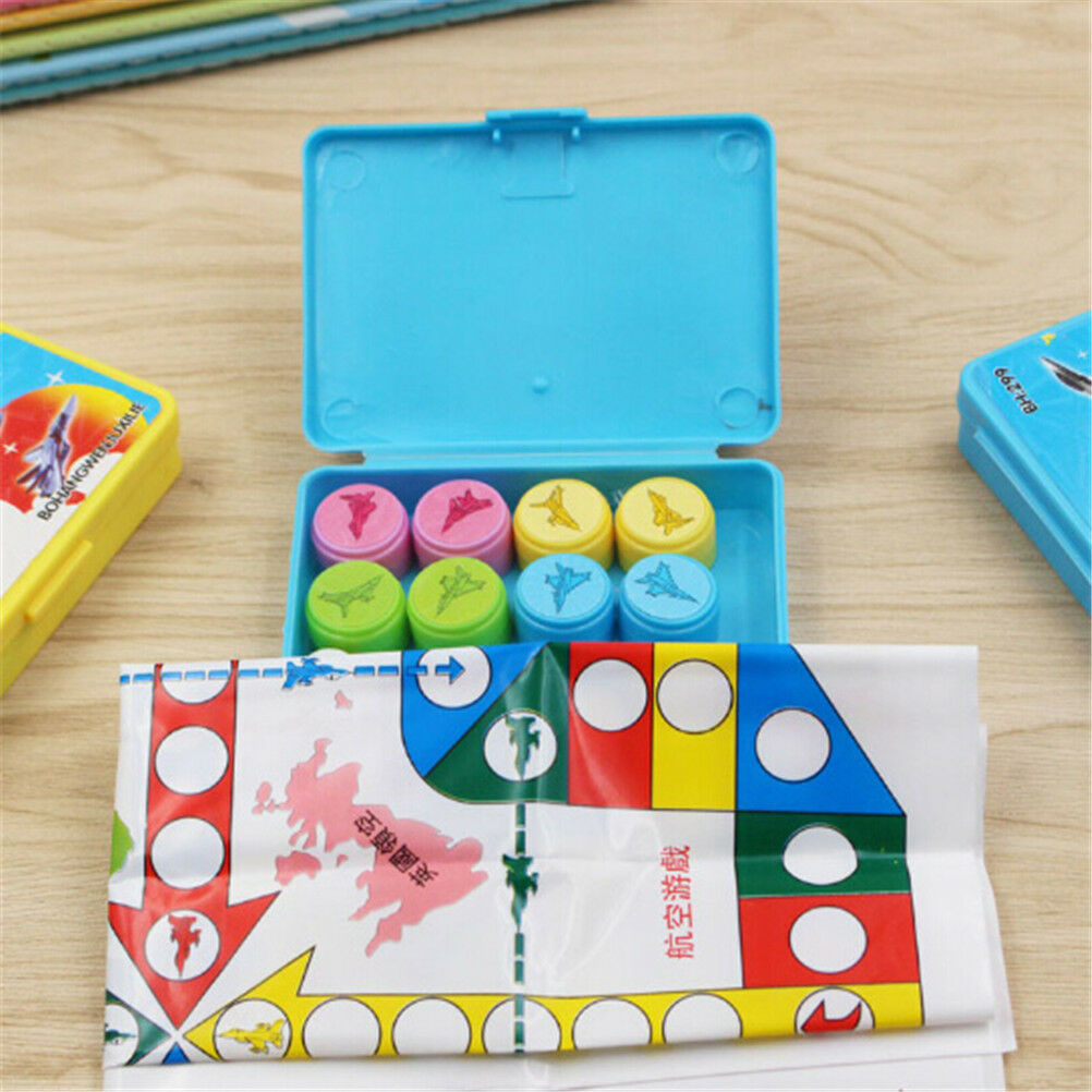 Children Flight Chess Folding Chessboard Flight Chess Kids Entertainment .l8