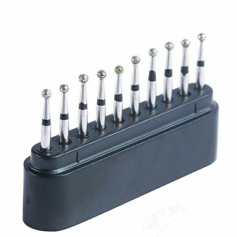 100Kit Dental Diamond Burs BR-40S Super Coarse Ball Shape FG For High Handpiece