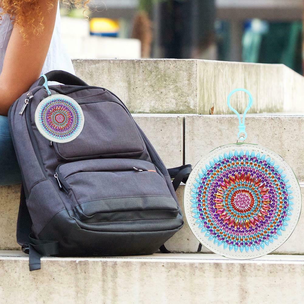 DIY Special Shaped Diamond Painting Mandala Wallet Embroidery Coin Purse @