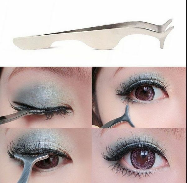 False Eyelashes Extension Applicator TOOL Remover Clip Tweezer Nipper Makeup HS
