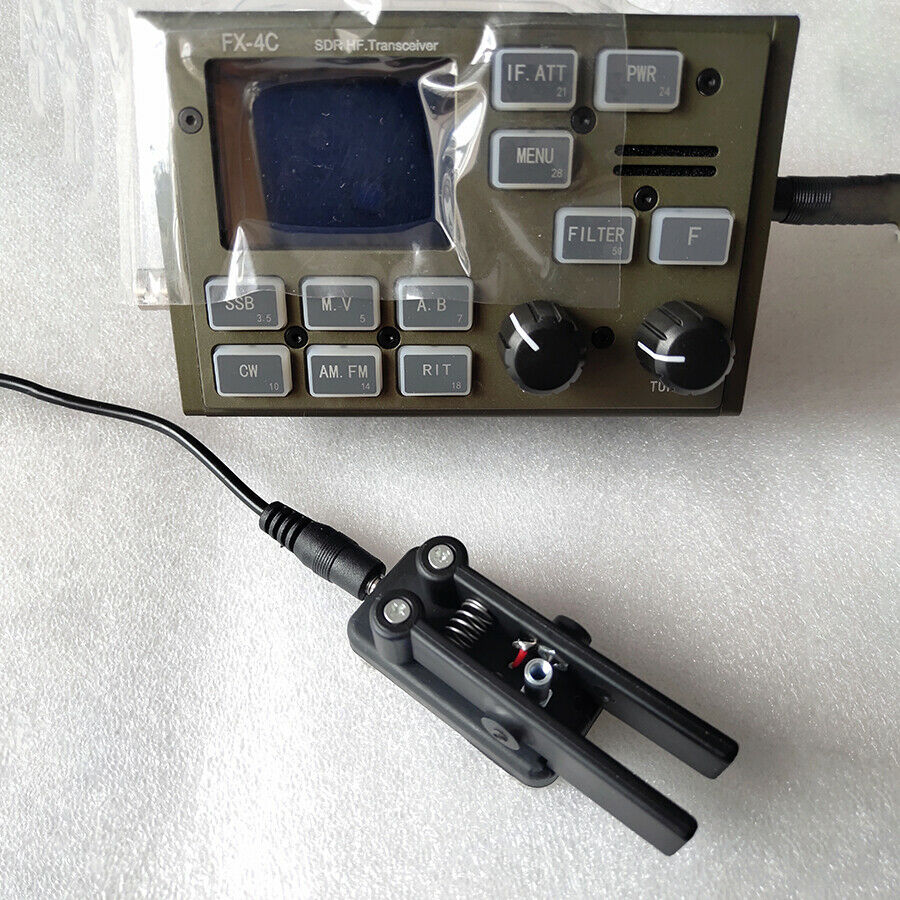 Black Dual Paddle Automatic Key Shortwave Radio CW Morse Code Base Magnetic 1x