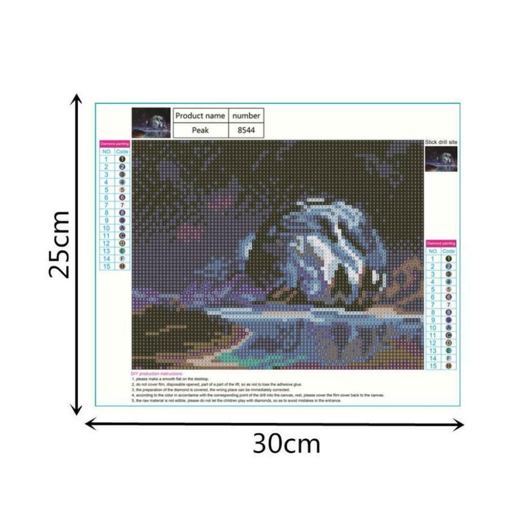 Full Drill 5D Diamond Painting Embroidery Cross Stitch Kits Moon