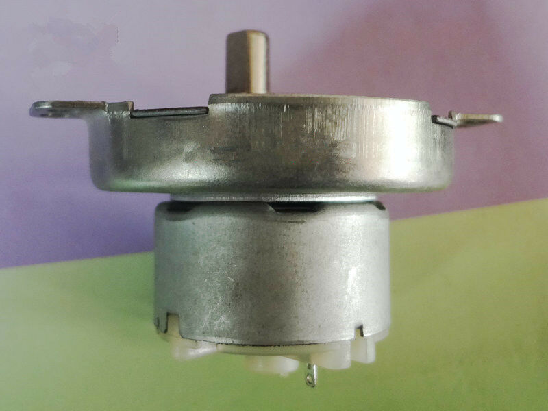 JS-50T DC 12V 17RPM Output Rotary Speed Connecting Cylinder Shape Geared Motor