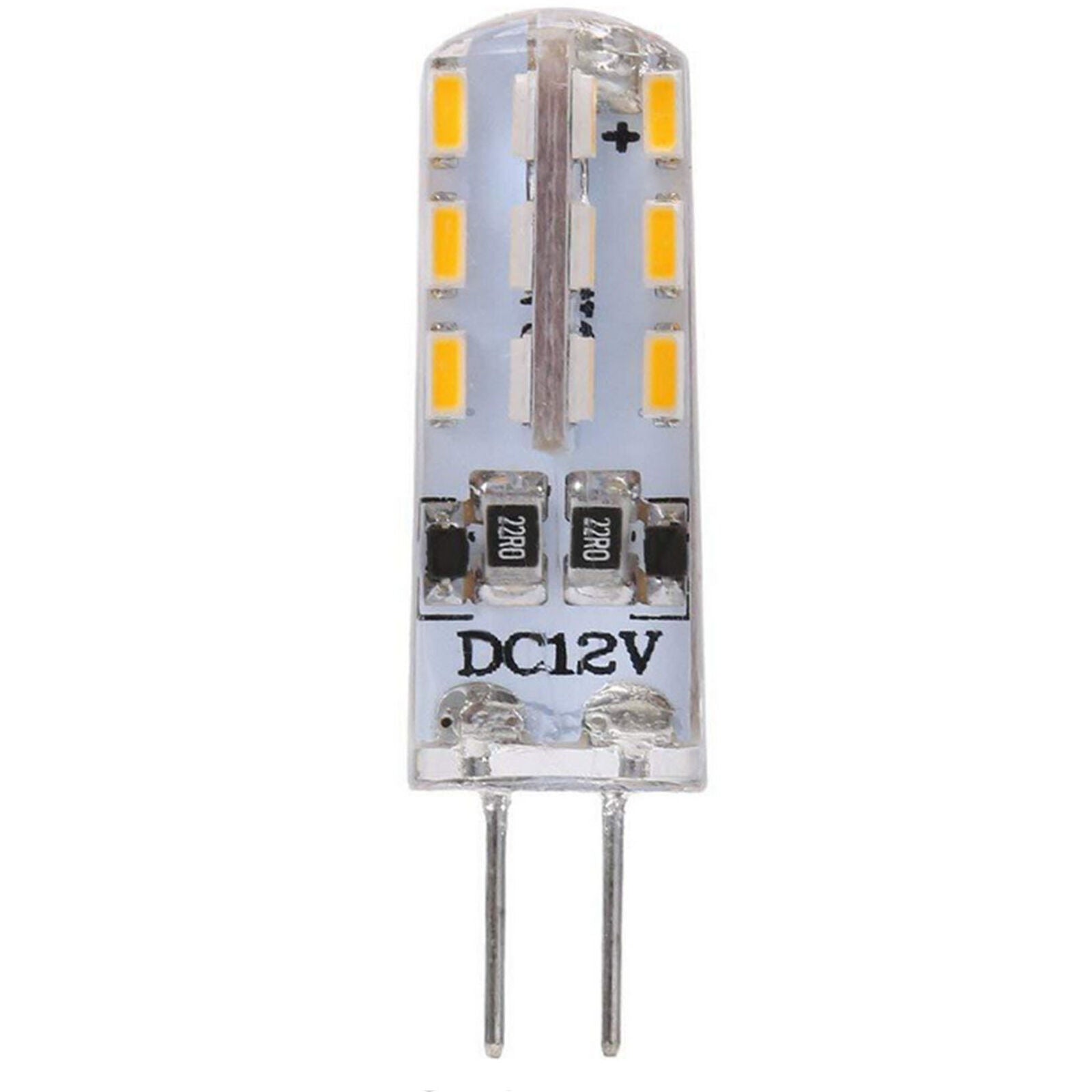 1X 10X Mini G4 Silicone Crystal LED Bulb 3W 3014 SMD Light Lamp 12V