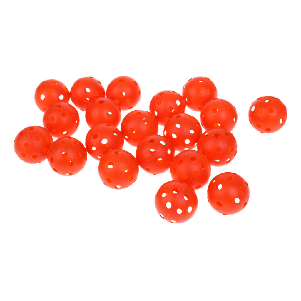 Hollow Training Golf Balls Practice Tennis Ball Golf Accessory Orange