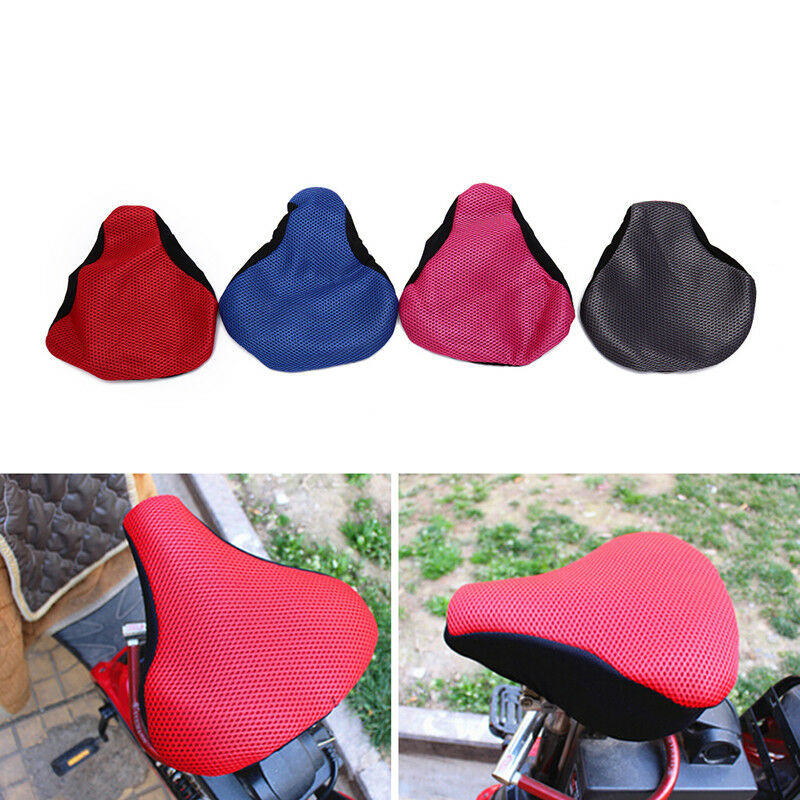 bicycle saddles protective coverings bike seat sun cover ventilate cover net SDD