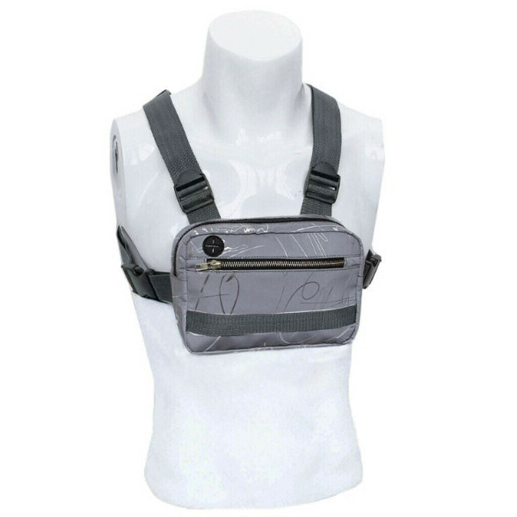 Multifunctional Glow Chest Bag Vest Hunting Travel Recon Bag Organizer Storage