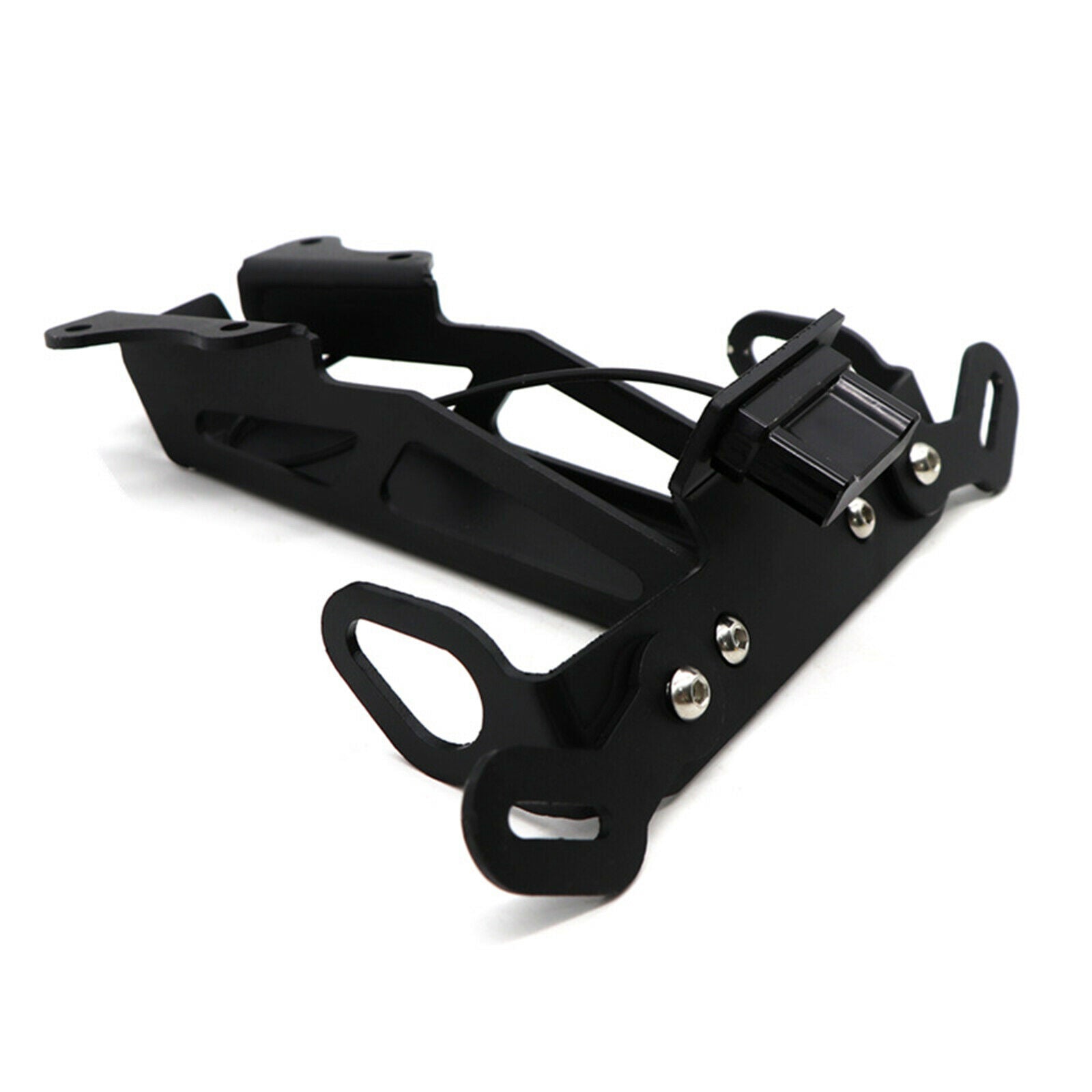 License Plate Holder Bracket w/LED Light for Yamaha FJ-09 2015-2019 Parts