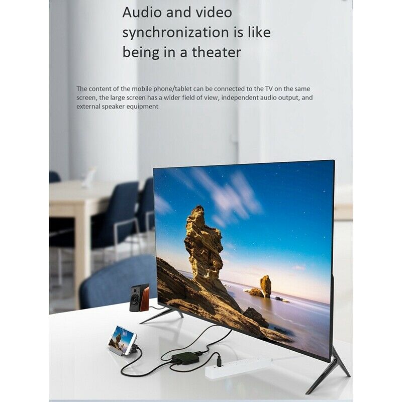 Video Converter USB to MI+VGA+3.5mm Audio Converter 1080P  with Bluetooth for Z3