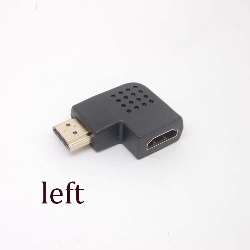 90 Degree left Angle Male to Female Adapter Cable Connector Coupler HDMI HDTV