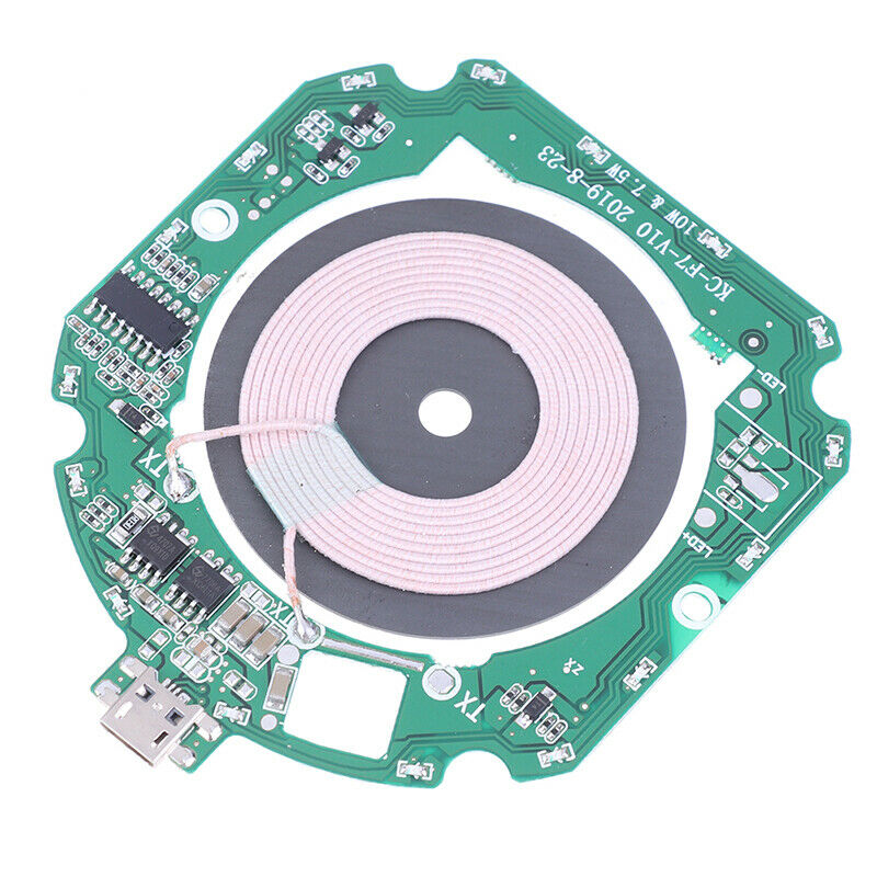 1Pc 10W QI Fast Wireless Charger PCBA Module Transmitter Circuit Bo .l8