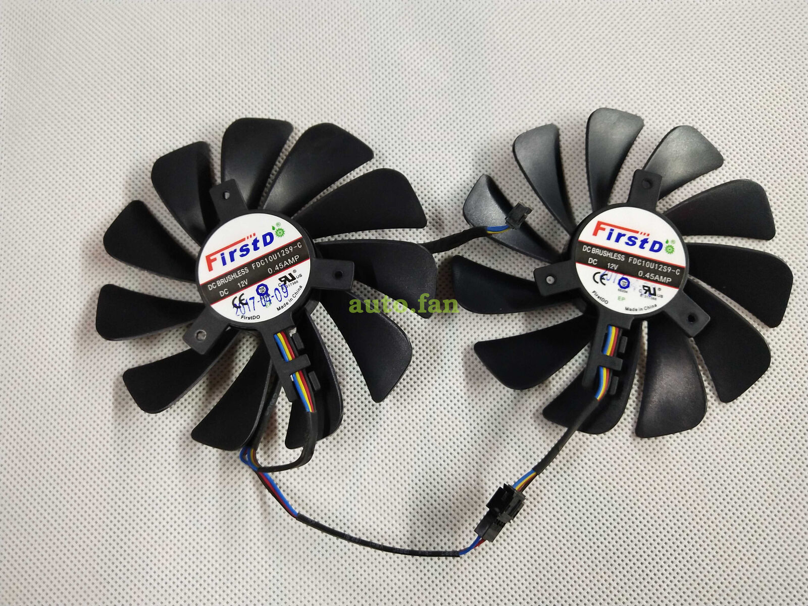 For XFX RX 580 Graphics card  Cooling Fan  diameter 95mm