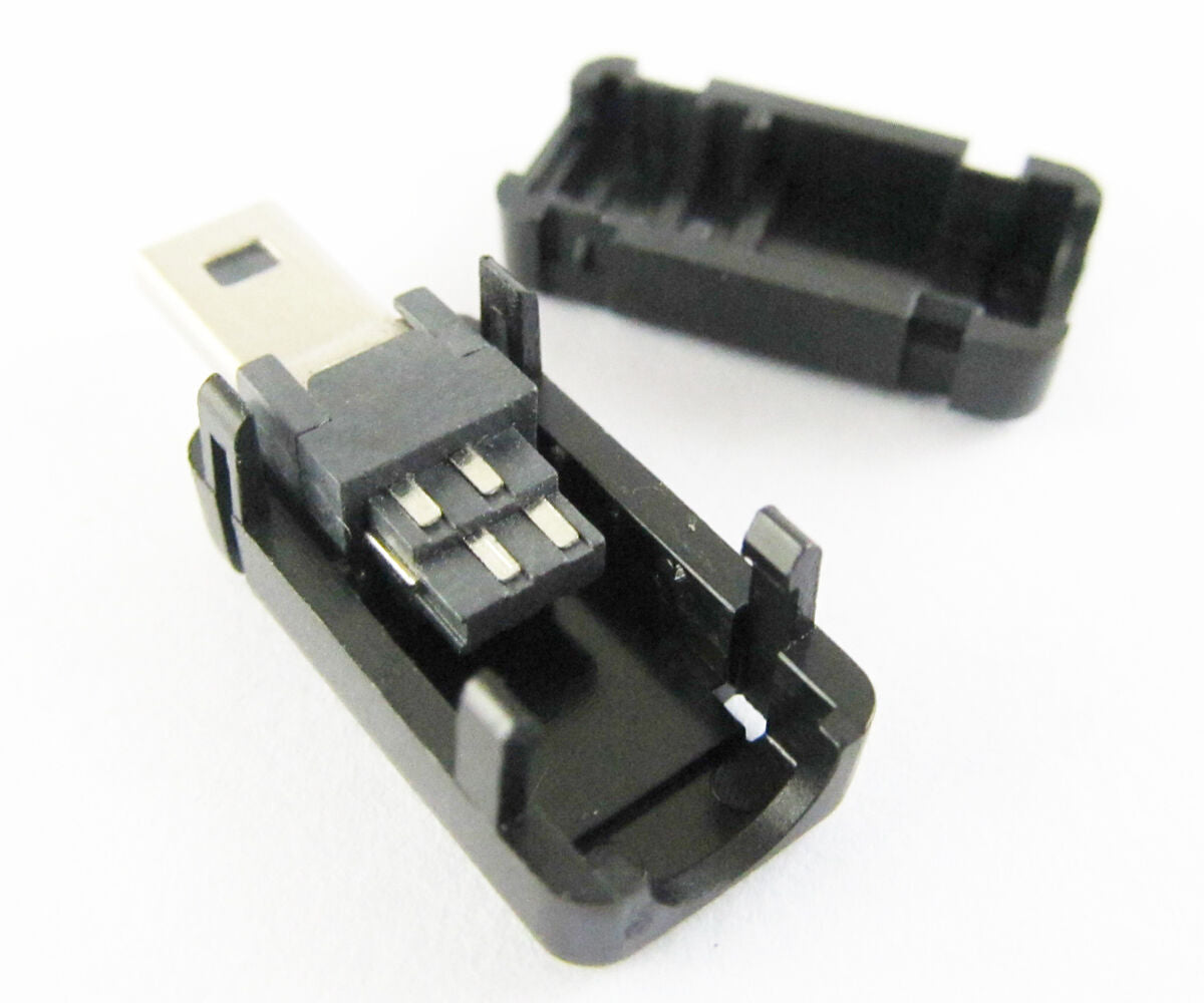 1pc Mini USB 8 Pin Plug Male Socket Connector Plastic