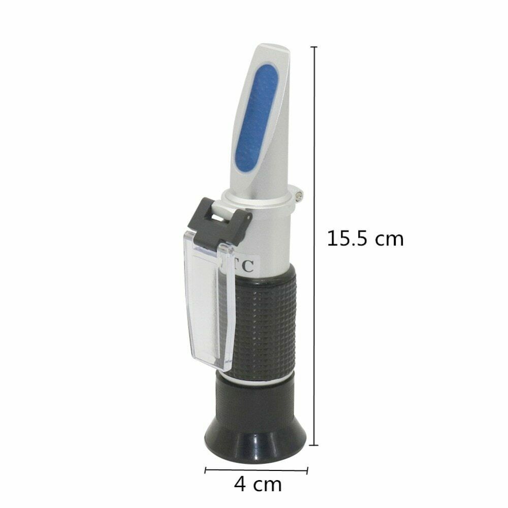 0-20% Milk, Fruit, Rice Brix High-Precision Tester Handheld Refractometer Atc