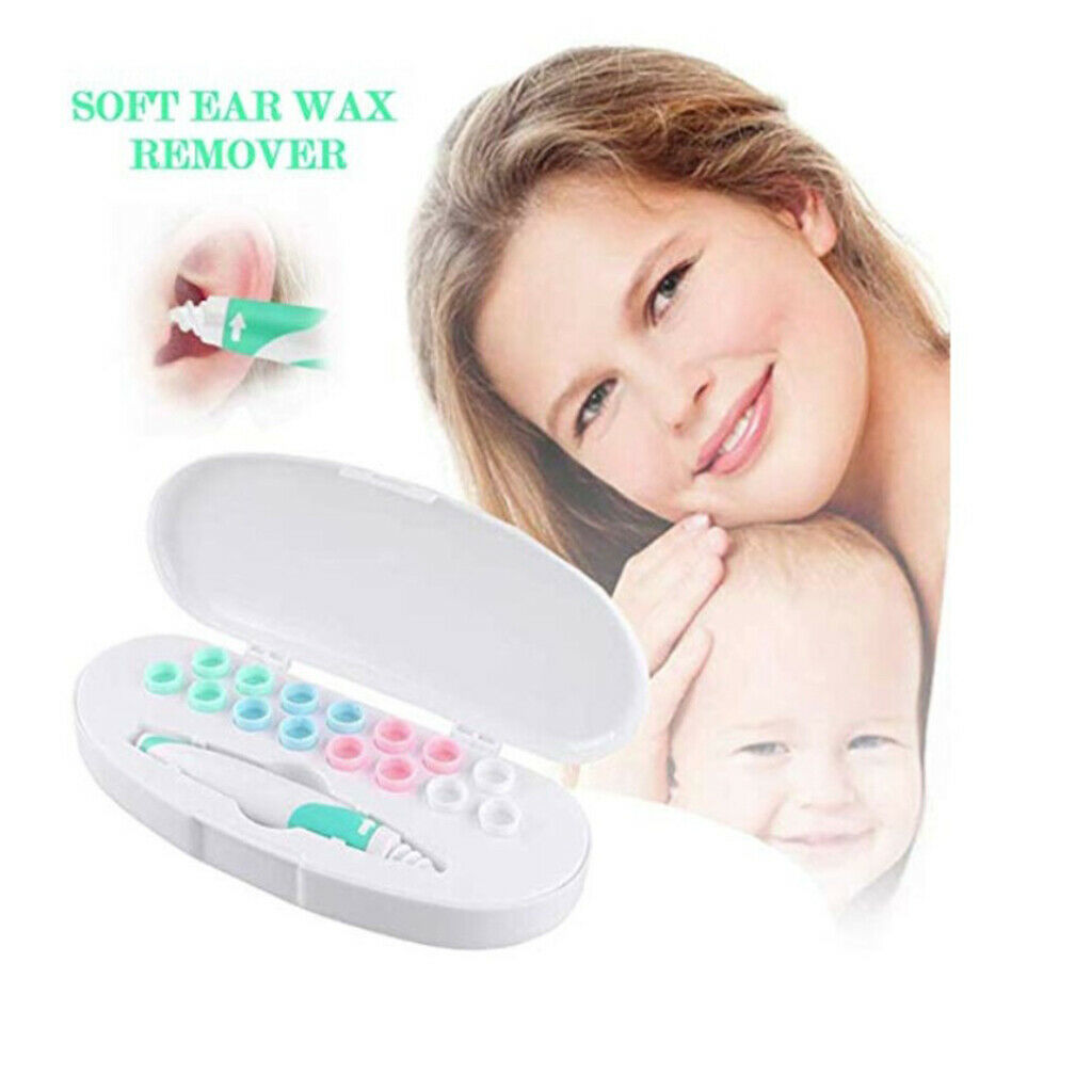 Portable silicone Spiral Earwax Removal Tool Ear Wax Cleaner Earpick Safe