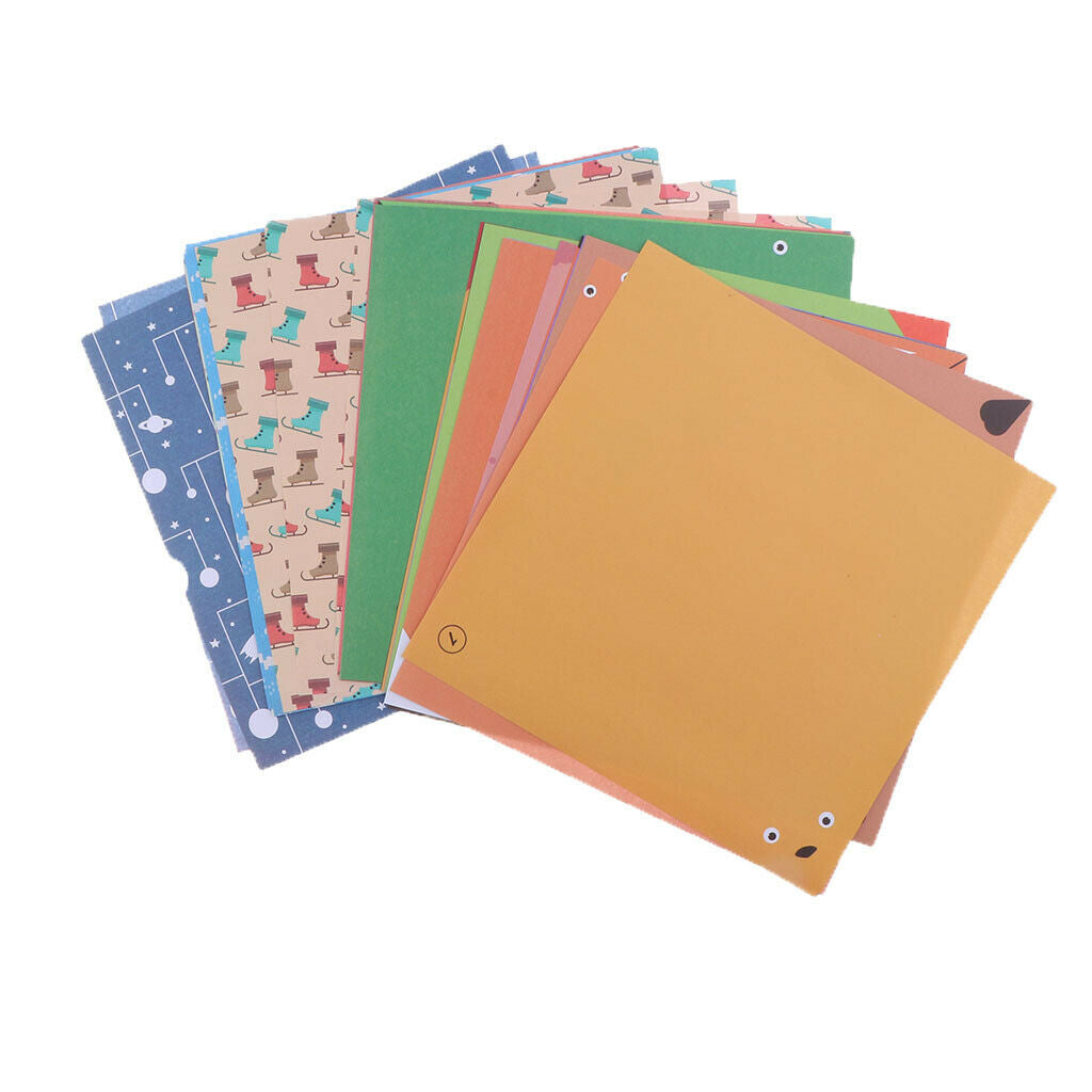 60 Pieces Cute Animals Patterns Origami Paper with Vibrant Colors for Kids