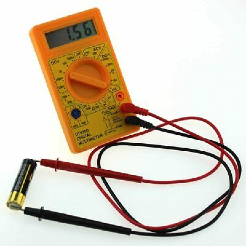 Dt 830D Lcd Digital Multimeter Voltmeter Ammeter Lead Electric Ohm Battery