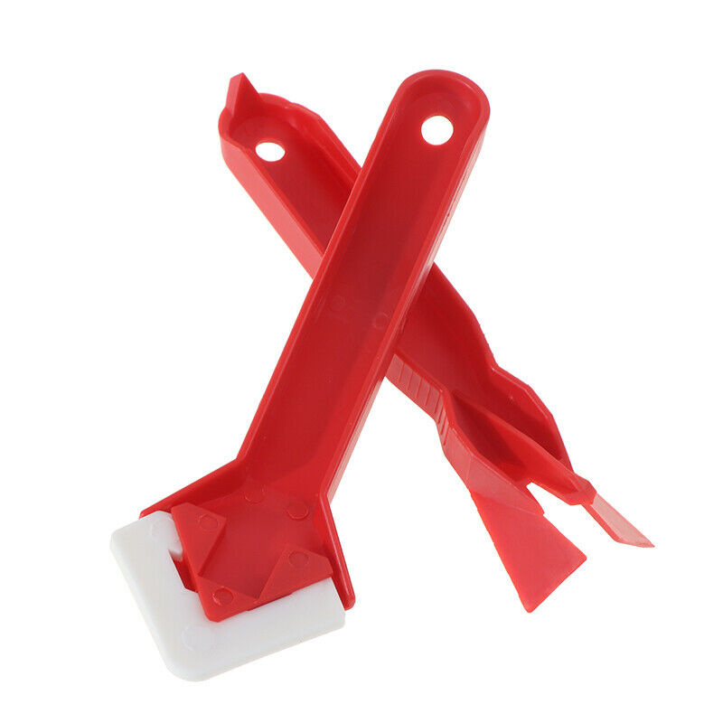 2Set Silicone Glass Cement Scraper Tool Caulking Finishing Sealant Grout Remo JY