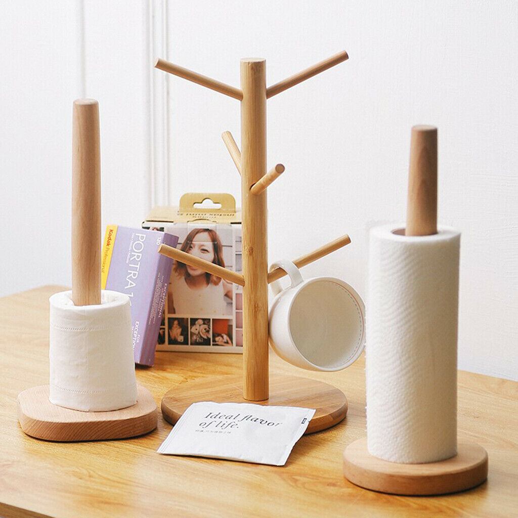 Storage Rack Wooden Creative Tree Branch Cups Holder for Teacups Coffee Cups