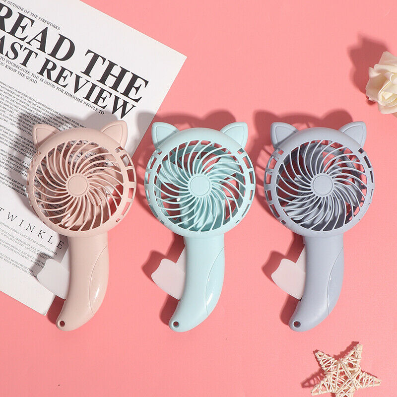 Handheld Fan Household Mini Fan Fan Coloured Manual Handpress Fans Cooli.l8