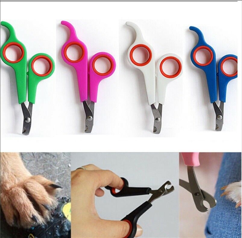 Durable Safe Pet Dog Cat Rabbit Bird Guinea Claw Nail Clippers Scissors Tools AU