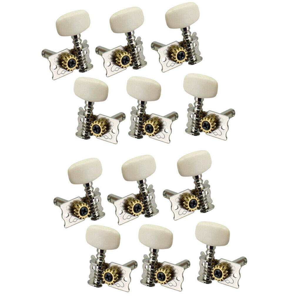 6R 6L Professional Guitar Tuning Peg Machine Heads Buttons for