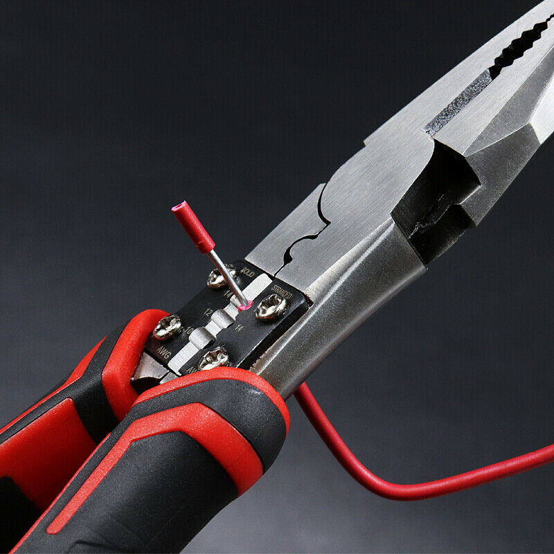 Multi-Purpose 7-Inch Combination Pliers Wire Stripper Electrician's Pliers Vise