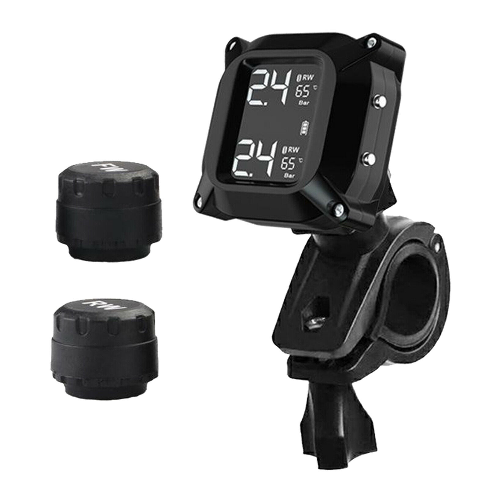 Tire Pressure Monitoring System with 2 Tmps sensor for motorcycle RV