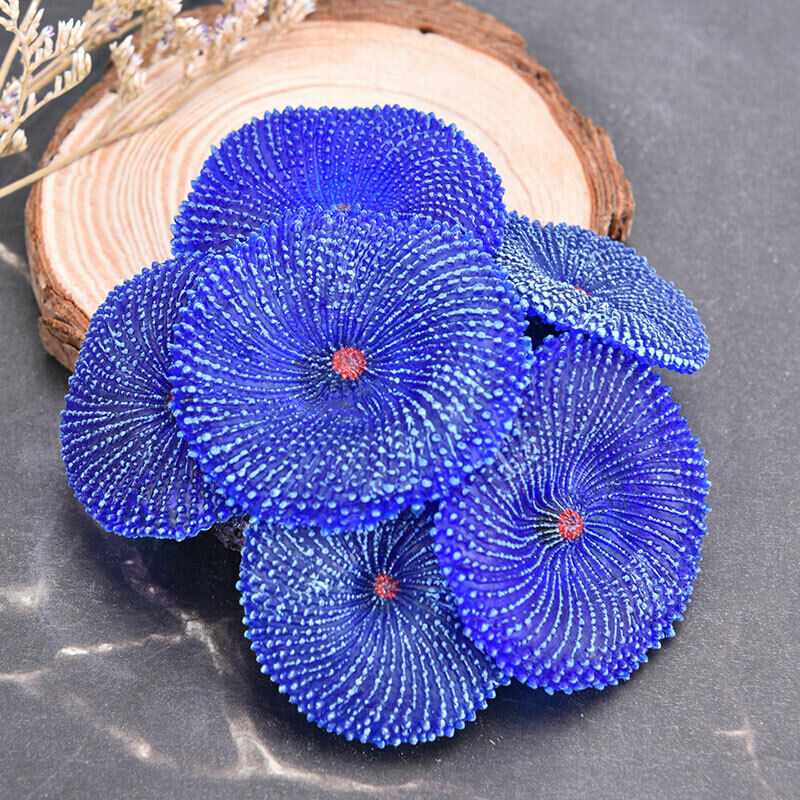 Sea Plant Ornament Blue Artificial Coral Plant Ornament For Aquarium Dec.l8