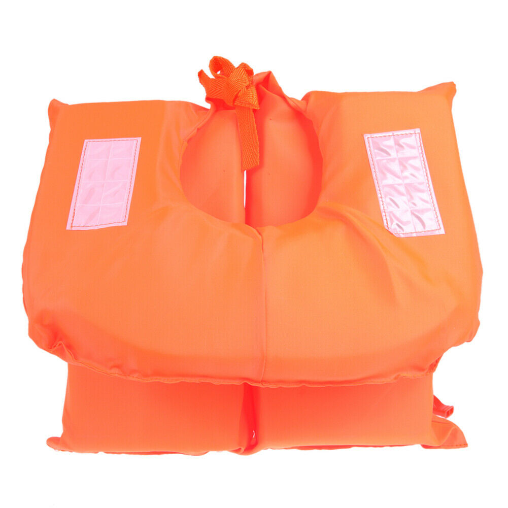 Universal Life Vest Polyester Life Jacket Foam Flotation Swimming Safety Ve @