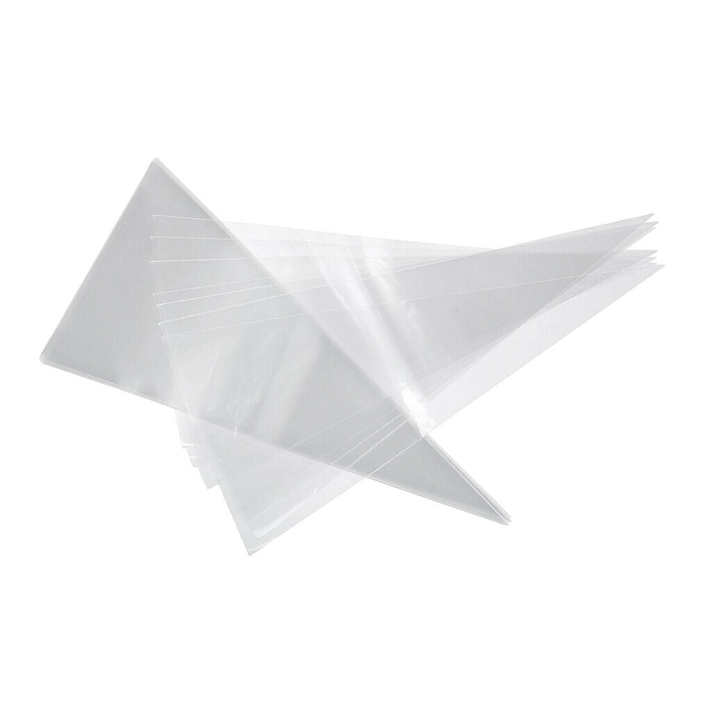 50 Pcs Cone Sweet Candy Cellophane Bags for Gift Packaging Wrapping Decor