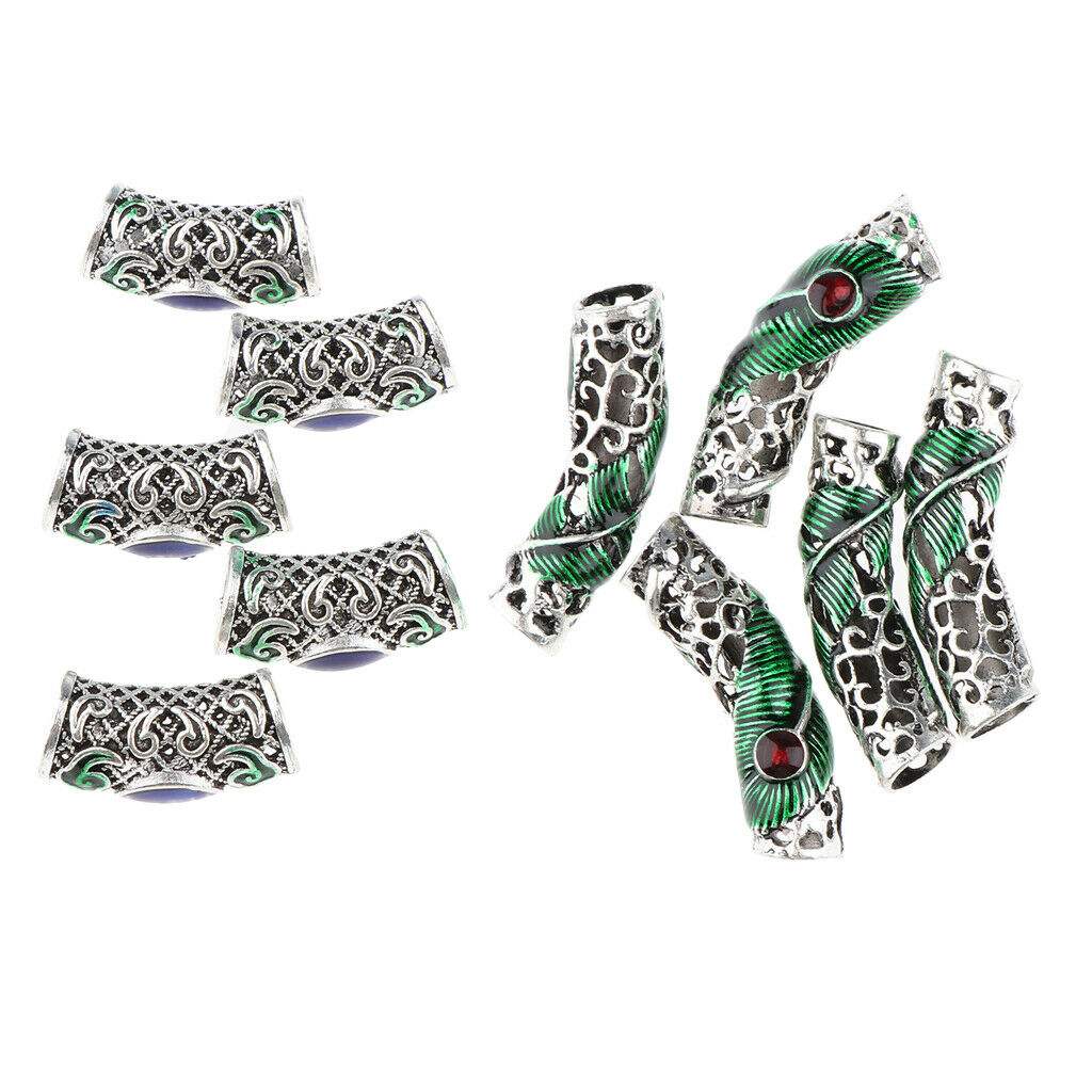 10 Package Viking Beads Hair Beards Decors Bracelet Pendants Jewelry Diy