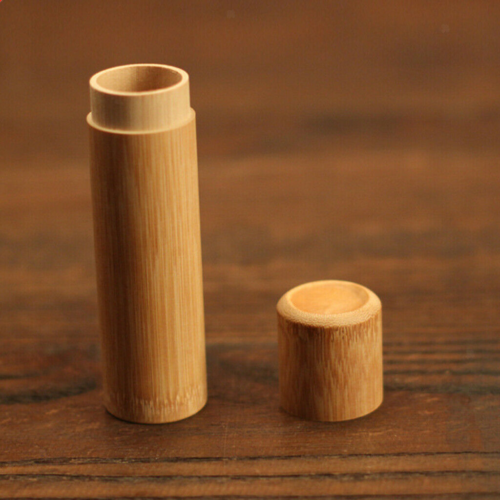5 Pieces Travel Portable Bamboo Tea Leaves Grocery Spice Tray