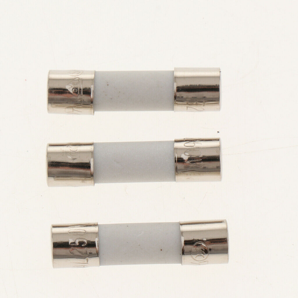 100 Pcs (5x20mm) 250V Fast Blow Glass Tube Fuse Kit 0.5A - 30A Fast-blow Kit
