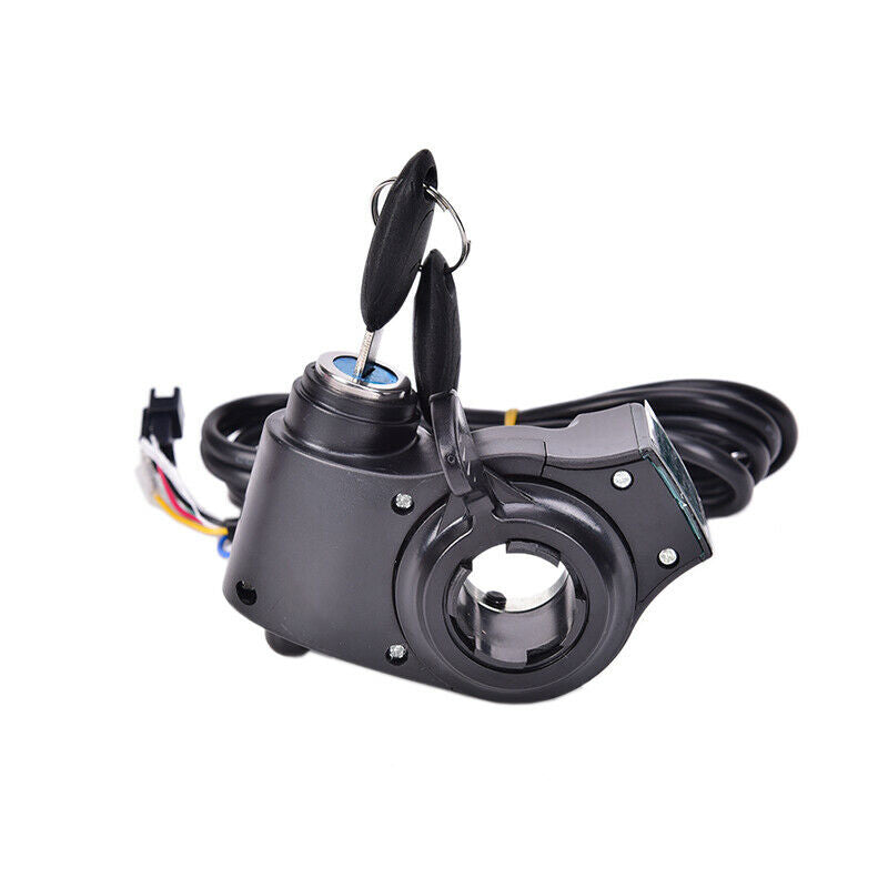 Bikes Finger Thumb Throttle With Power Switch LCD Display Switch Handlebar GBDA
