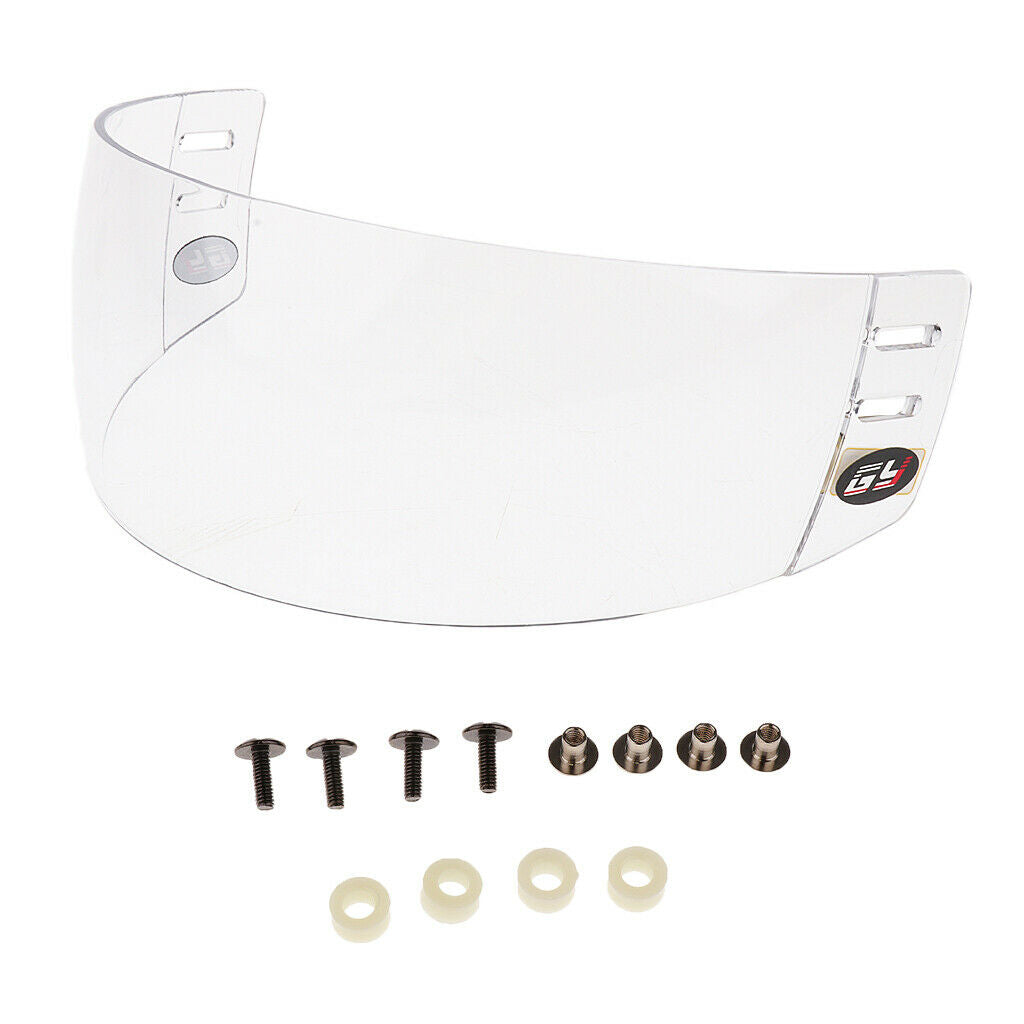 Ice Hockey Helmet Face Visor Staight Cut Standard