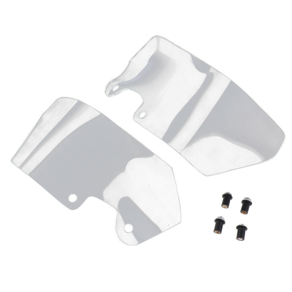 1 Pair Motorcycle Windshield Air Wind Deflectors for BMW R1200GS Clear